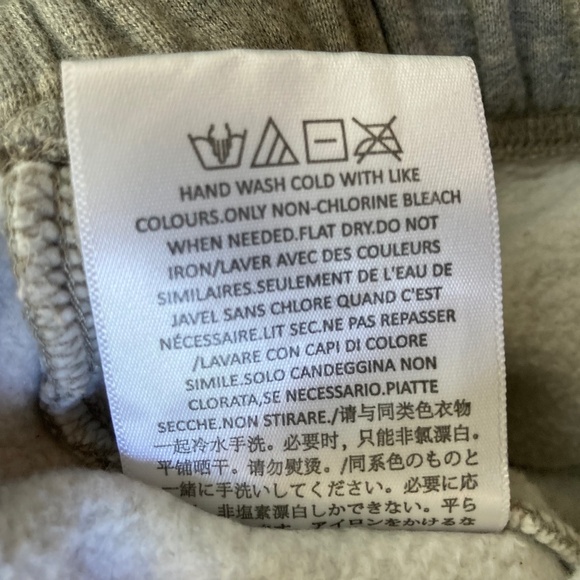 Fear of God Essentials Sweatpants Grey XS Cropped Raw Hem - Picture 8 of 10